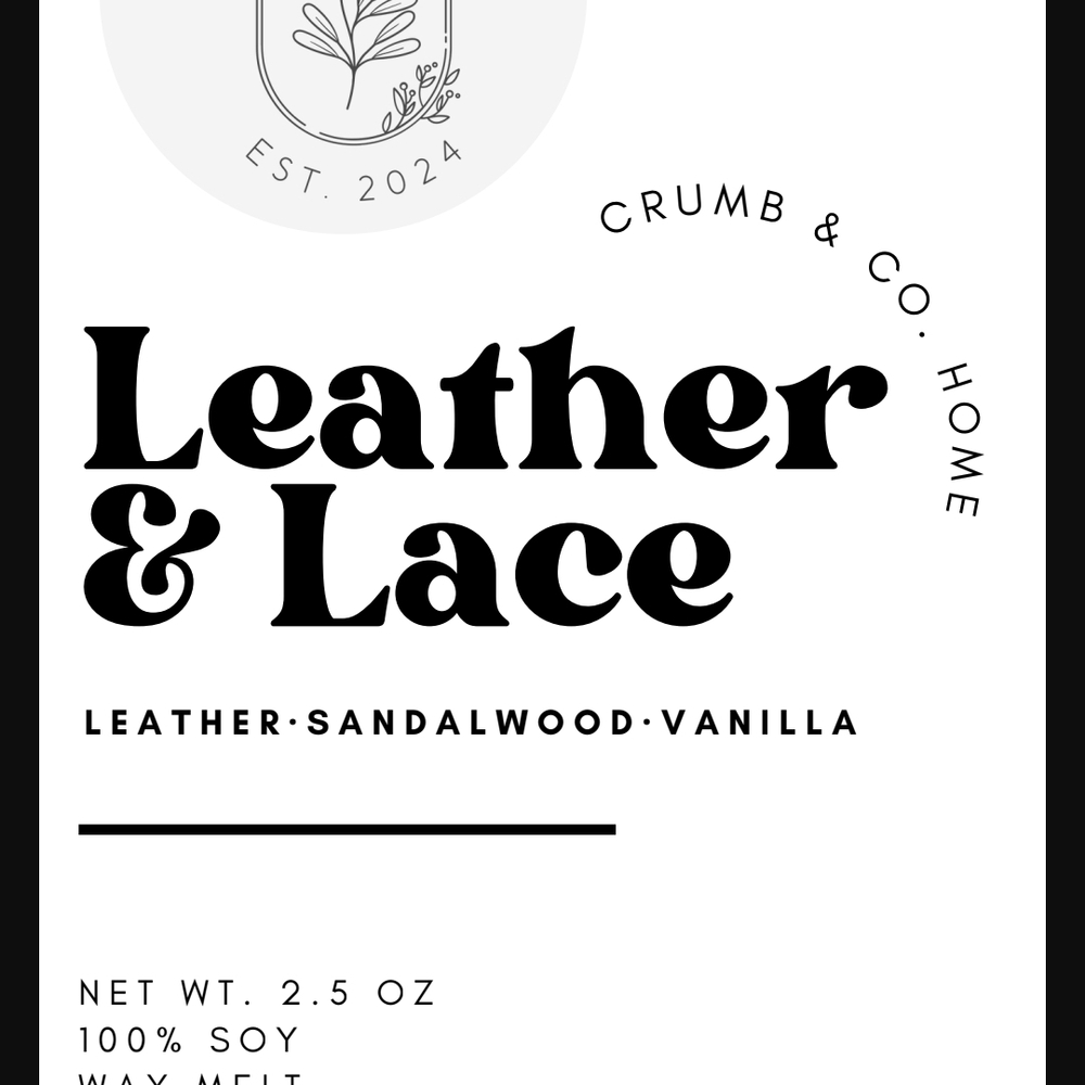 Crumb & Co. Leather & Lace Wax Melt